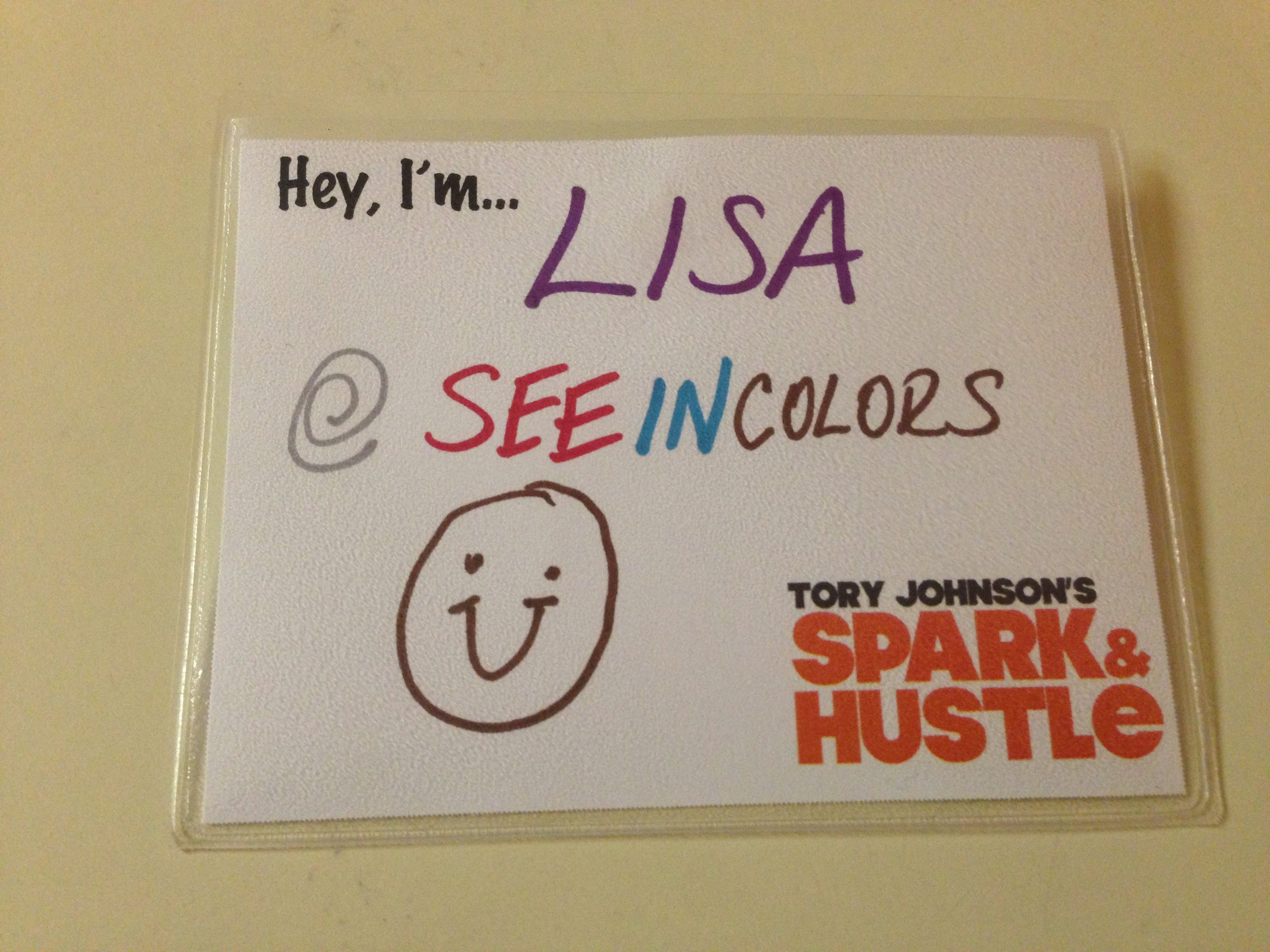 spark and hustle badge, washington dc, sketchnotes