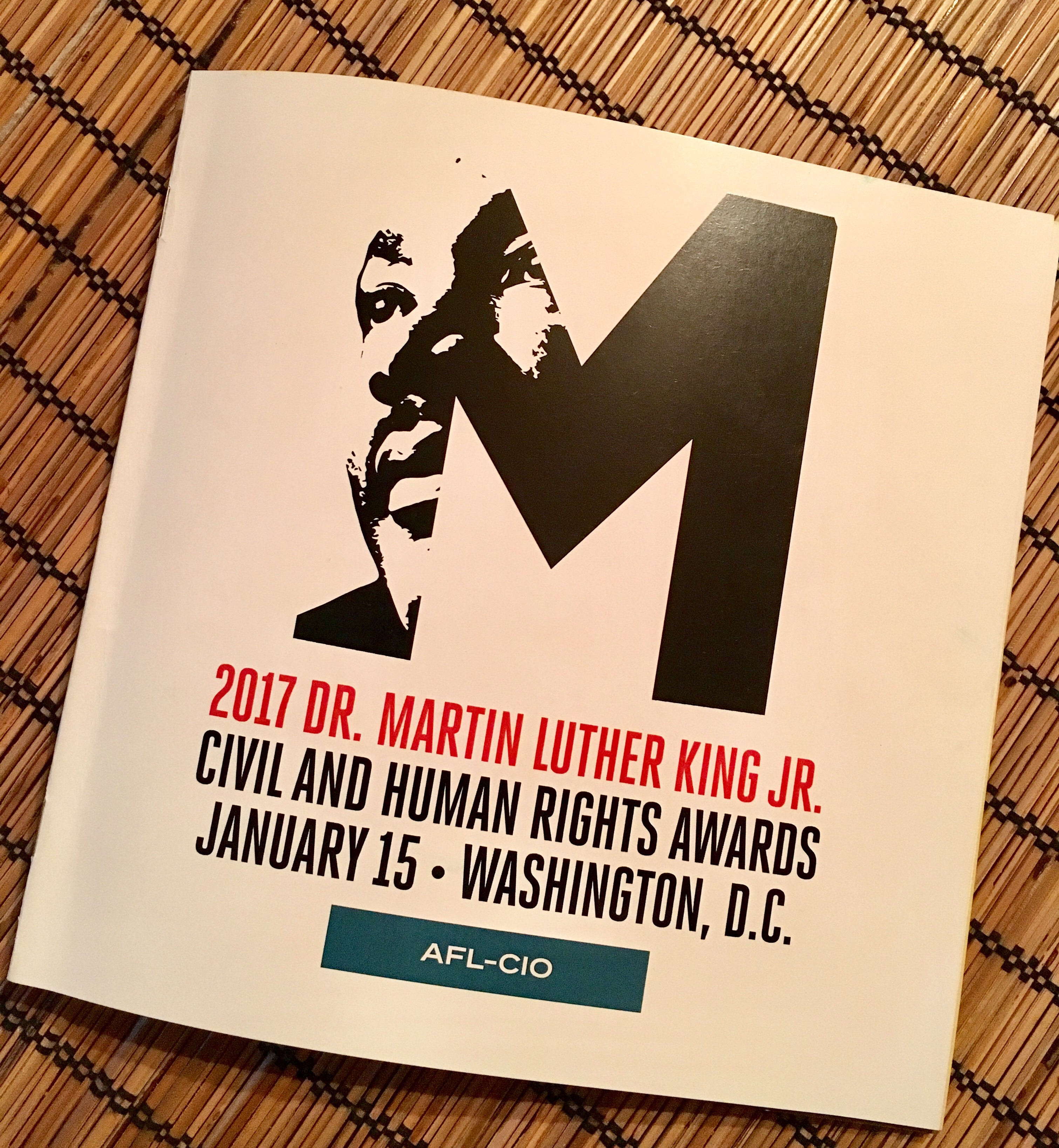 AFL-CIO Program for #1umlk, Washington, DC